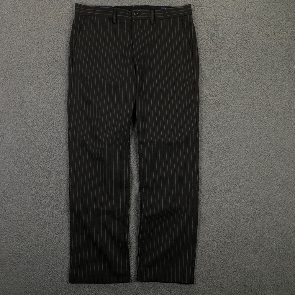 Polo Ralph Lauren Dress Pants size‎ 34x32 Stretch Straight Fit Newport Pin Stipe